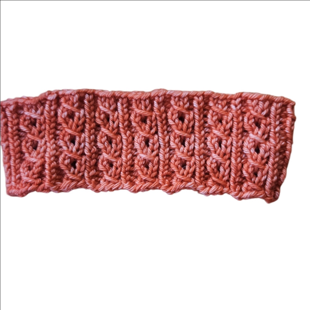 Coral Headband Elegant Handmade